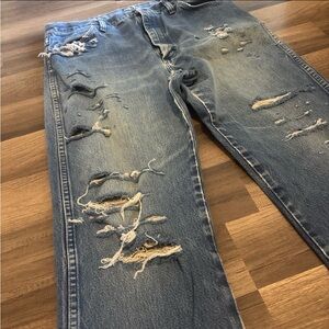 Vintage Distressed Wrangler Jeans Y2K